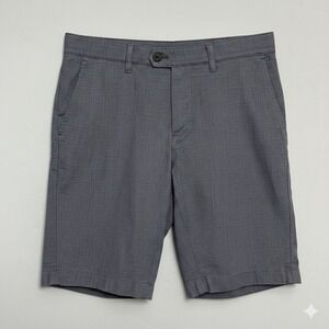 Ted Baker London‎ Blue Micro Check Tailored Shorts Size 31